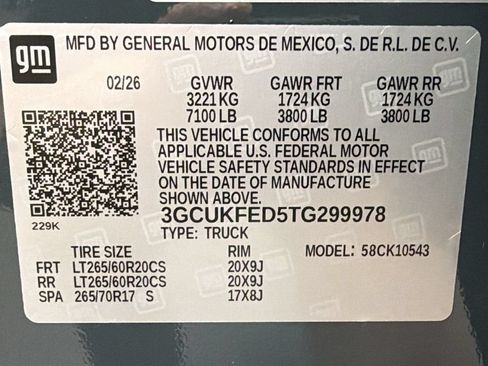 Used 2026 Chevrolet Silverado 1500 LT Trail Boss w/ LT Trail Boss Premium Package AWD/4WD image 39