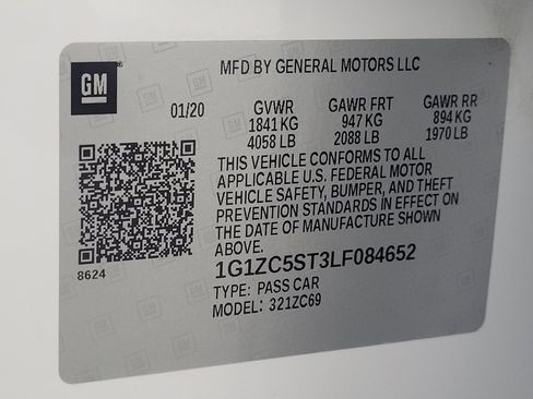 Used 2020 Chevrolet Malibu LS w/ Driver Confidence Package II FWD image 33