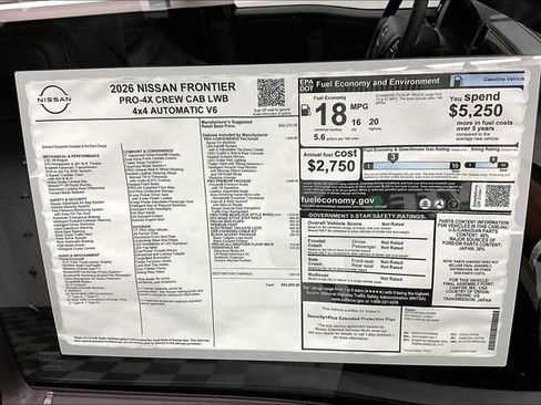 New 2026 Nissan Frontier PRO-4X w/ Pro Premium Package AWD/4WD image 40