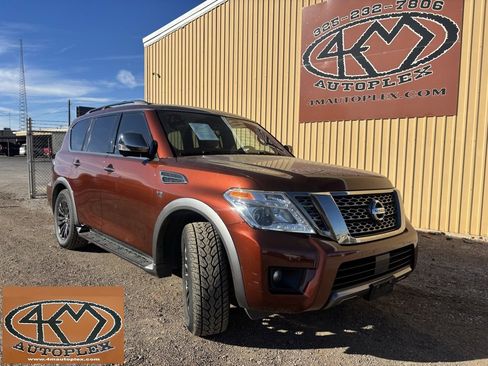 Used 2018 Nissan Armada Platinum w/ Captain Seat Package image 1