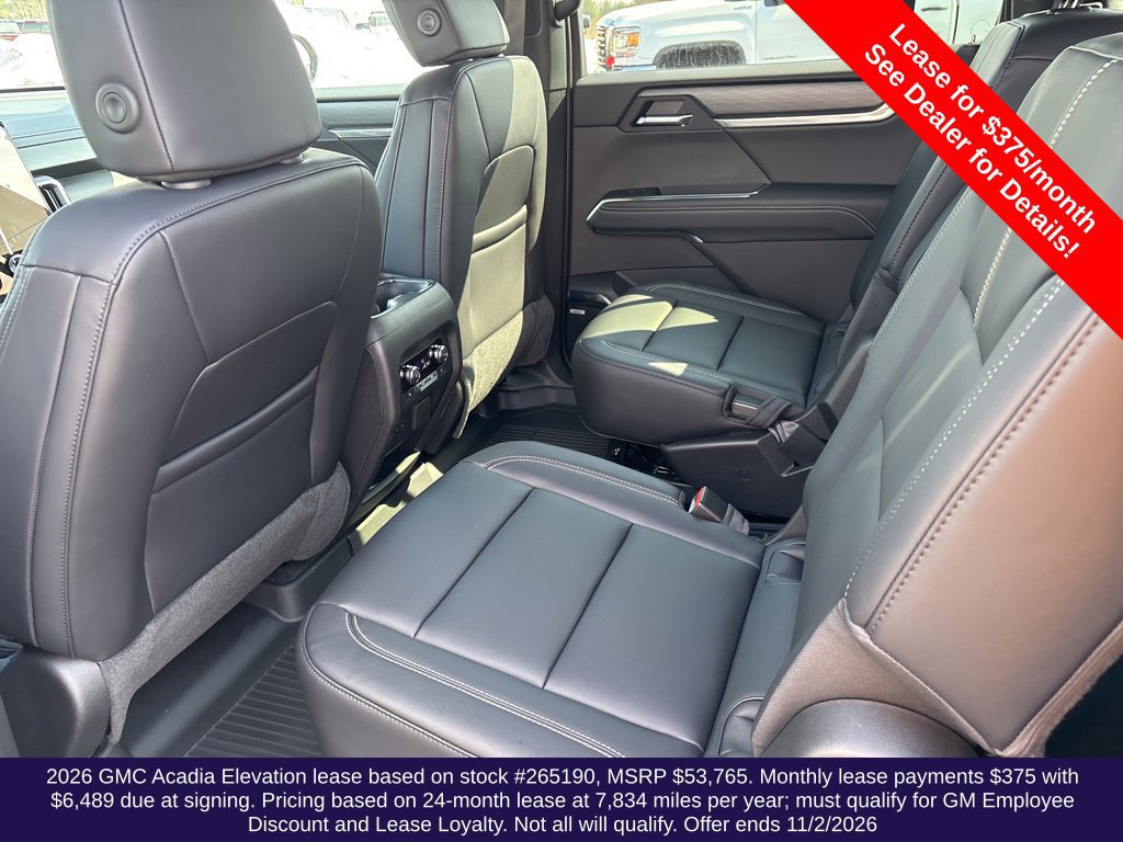 New 2026 GMC Acadia Elevation w/ Elevation Premium Package FWD image 25