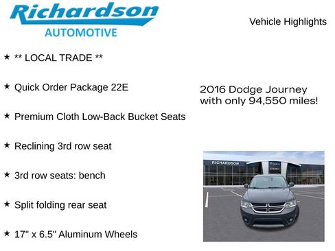 Used 2016 Dodge Journey SXT w/ Comfort/Convenience Group image 10