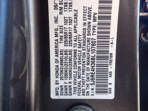 Used 2011 Honda CR-V LX image 8