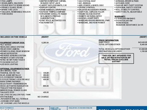 Used 2015 Ford F150 XLT w/ Equipment Group 302A Luxury image 2