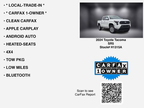 Used 2024 Toyota Tacoma SR5 image 7
