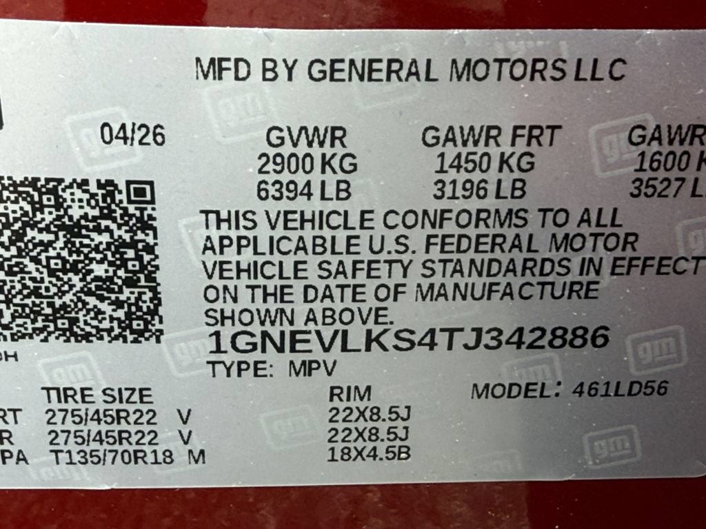 New 2026 Chevrolet Traverse RS w/ LPO, Floor Liner Package AWD/4WD image 30