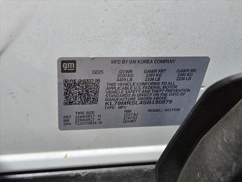Used 2025 Chevrolet TrailBlazer LT w/ Driver Confidence Package AWD/4WD image 17
