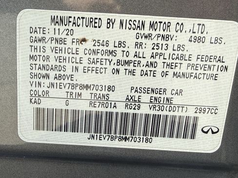 Used 2021 INFINITI Q50 Luxe image 36