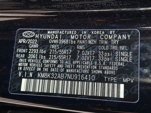 Used 2022 Hyundai Kona SEL w/ Convenience Package FWD image 28