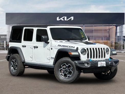 Used 2023 Jeep Wrangler Unlimited Rubicon 4xe w/ Cold Weather Group AWD/4WD image 2