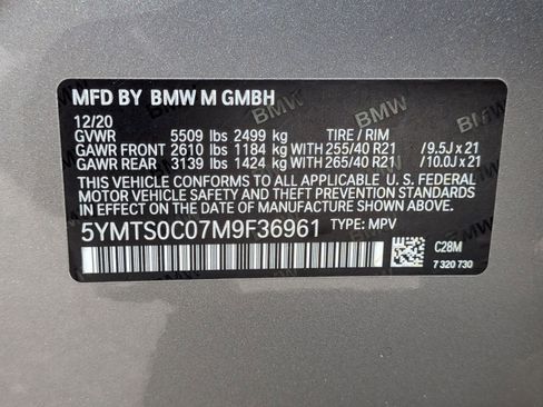 Used 2021 BMW X3 M w/ Executive Package AWD/4WD image 43