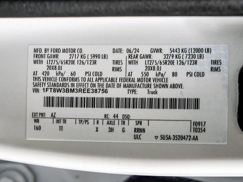 Used 2024 Ford F350 Limited w/ FX4 Off-Road Package AWD/4WD image 63