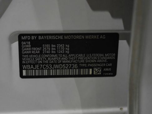 Used 2018 BMW 540i xDrive w/ Premium Package AWD/4WD image 60