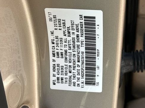 Used 2017 Honda Accord EX-L image 33