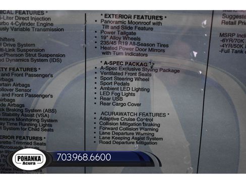 New 2025 Acura ADX A-Spec image 37