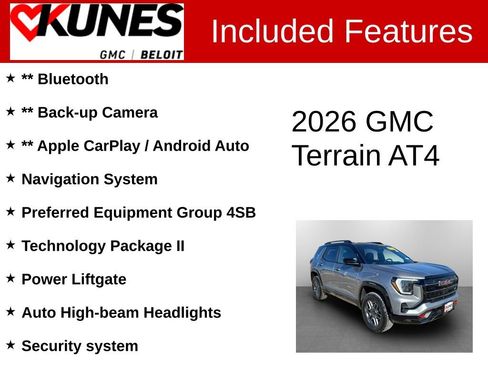 New 2026 GMC Terrain AT4 w/ Technology Package II image 2