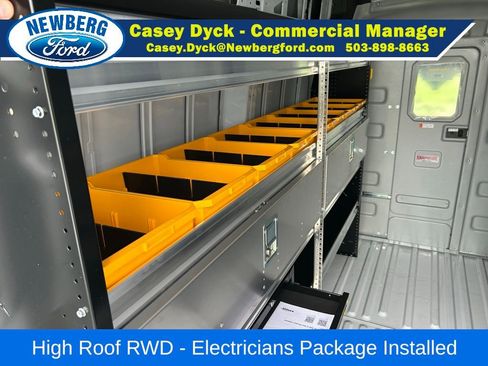 New 2026 Ford Transit 250 148 High Roof w/ Electrician Trade Package RWD image 13