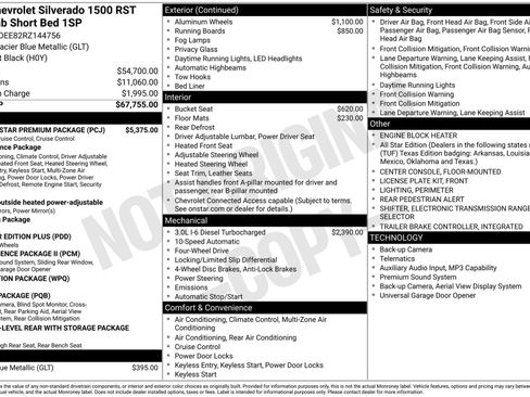 Used 2024 Chevrolet Silverado 1500 RST w/ RST All Star Premium Package AWD/4WD image 4