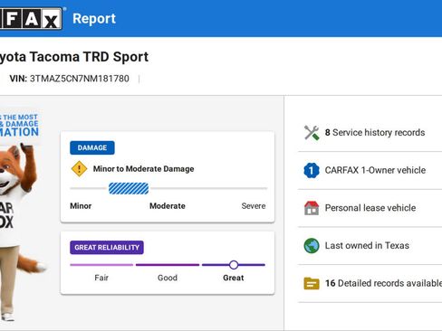 Used 2022 Toyota Tacoma TRD Sport w/ Technology Package image 6