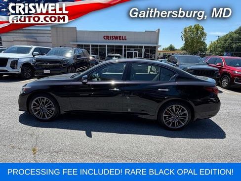 Used 2023 INFINITI Q50 Red Sport 400 w/ Black Opal Edition AWD/4WD image 2