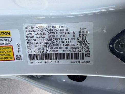 New 2026 Honda Civic LX image 31