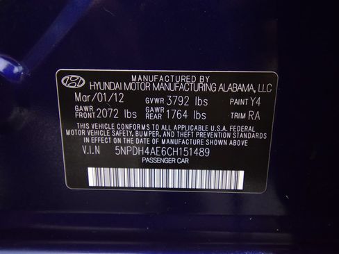 Used 2012 Hyundai Elantra GLS w/ Preferred Pkg 3 FWD image 22