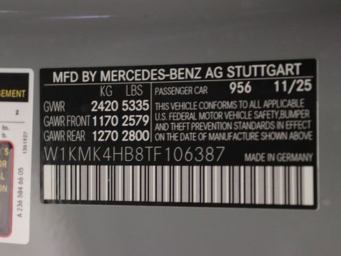 New 2026 Mercedes-Benz CLE 300 4MATIC Cabriolet image 11