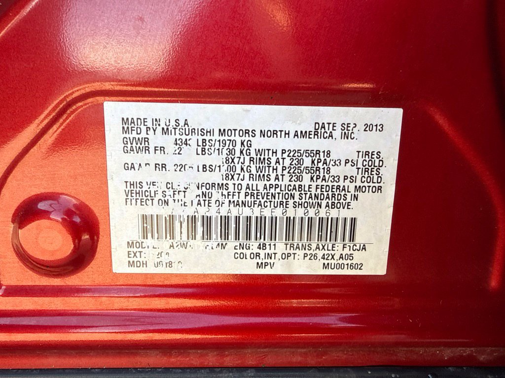 Used 2014 Mitsubishi Outlander Sport SE FWD image 24
