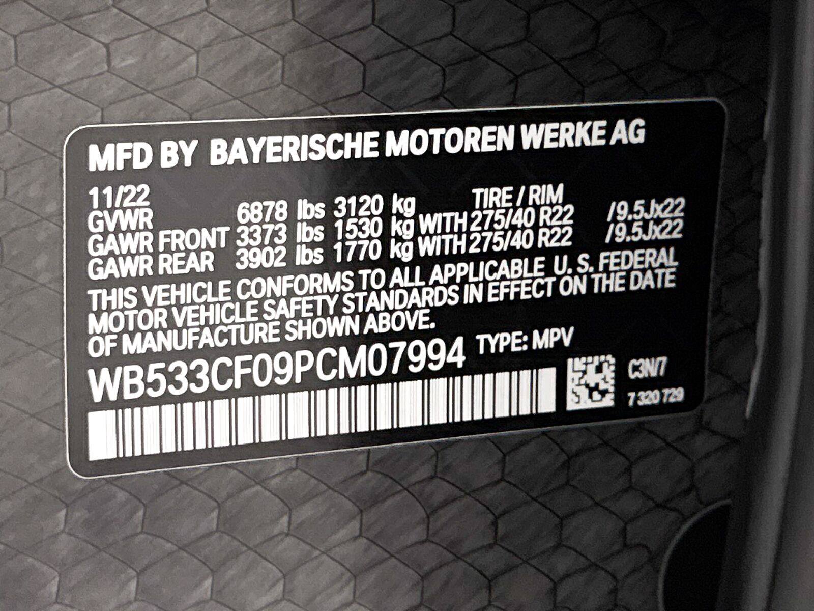 Used 2023 BMW iX M60 w/ Executive Package AWD/4WD image 41