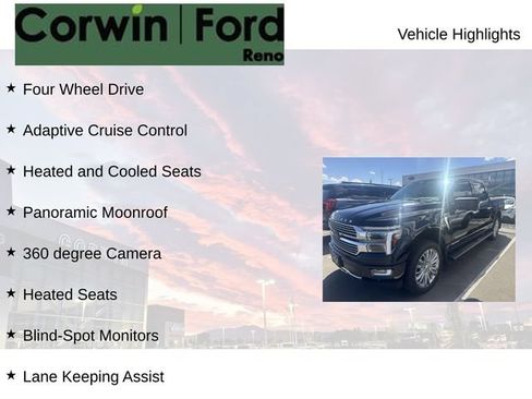 Used 2025 Ford F150 Platinum w/ Equipment Group 703A Plus AWD/4WD image 7