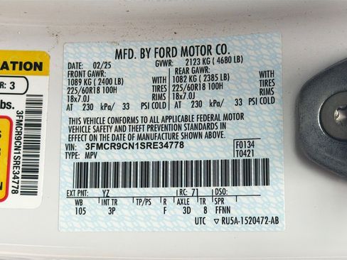 Used 2025 Ford Bronco Sport Outer Banks w/ Outer Banks Tech Package+ AWD/4WD image 12