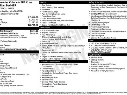 Used 2025 Chevrolet Colorado ZR2 w/ Midnight Edition image 42