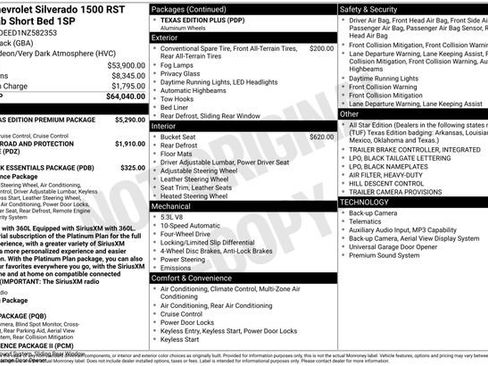 Used 2022 Chevrolet Silverado 1500 RST AWD/4WD image 2