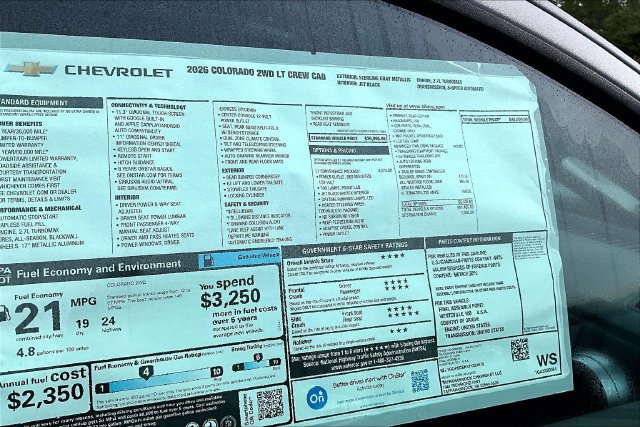 New 2026 Chevrolet Colorado LT w/ LT Convenience Package RWD image 12
