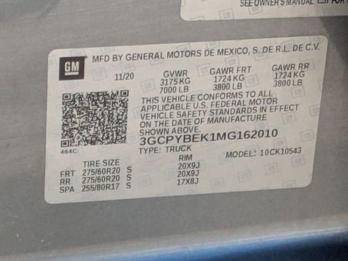 Used 2021 Chevrolet Silverado 1500 Custom image 24