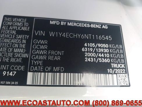 Used 2022 Mercedes-Benz Sprinter 2500 image 15