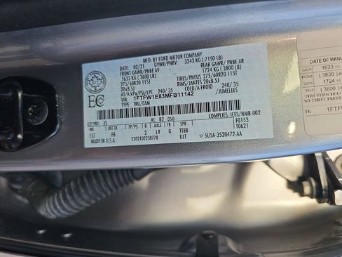 Used 2021 Ford F150 XLT w/ Equipment Group 302A High AWD/4WD image 37