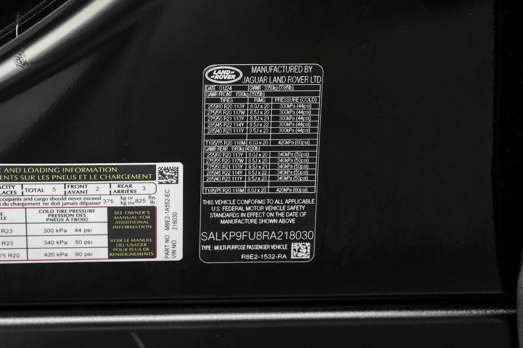 Used 2024 Land Rover Range Rover SE AWD/4WD image 65