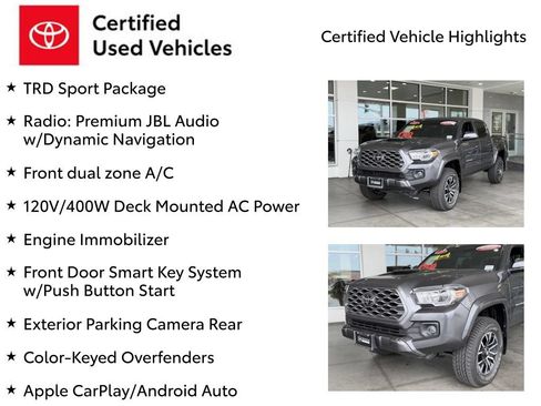 Certified 2023 Toyota Tacoma TRD Sport AWD/4WD image 7