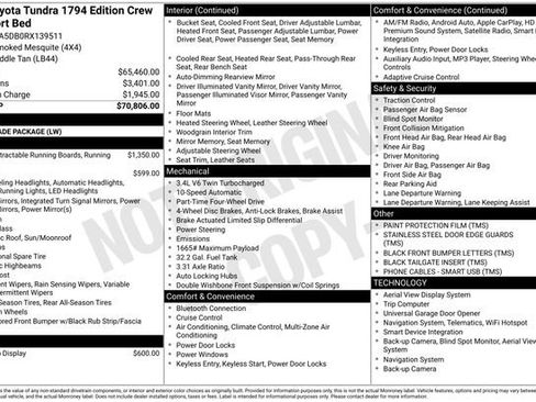 Used 2024 Toyota Tundra 1794 Edition image 3