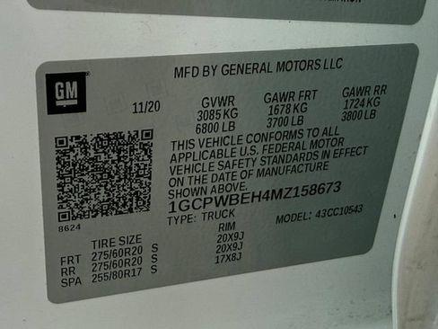 Used 2021 Chevrolet Silverado 1500 Custom RWD image 22