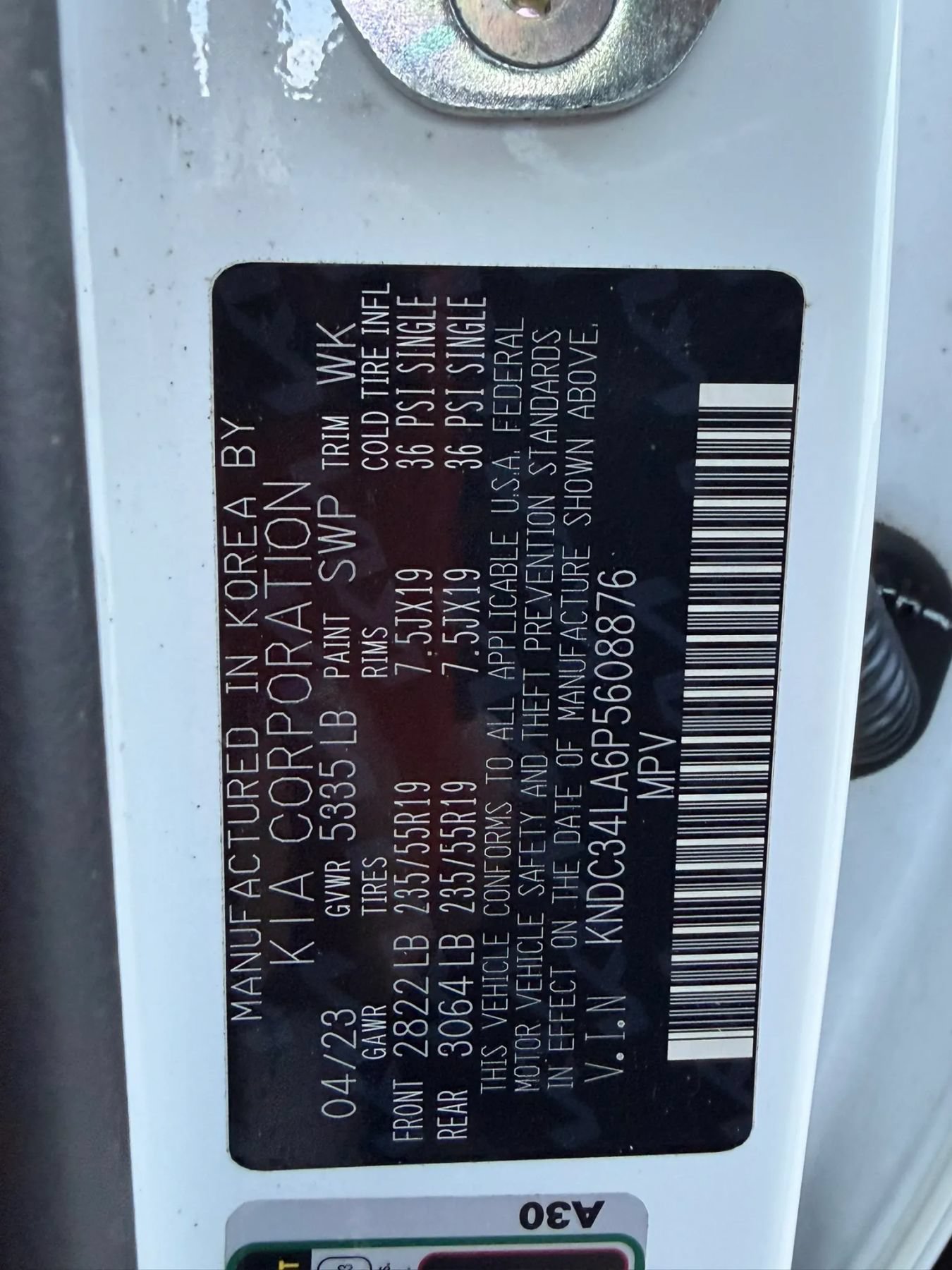 Used 2023 Kia EV6 Wind w/ Wind Technology Package RWD image 30