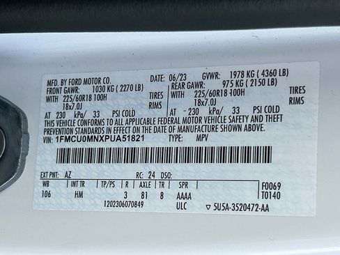Certified 2023 Ford Escape ST-Line w/ Cold Weather Package FWD image 32