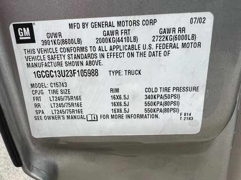 Used 2003 Chevrolet Silverado 1500 LS RWD image 78