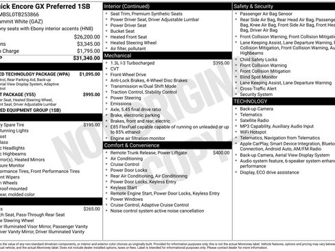 New 2026 Buick Encore GX Preferred w/ Advanced Technology Package FWD image 40