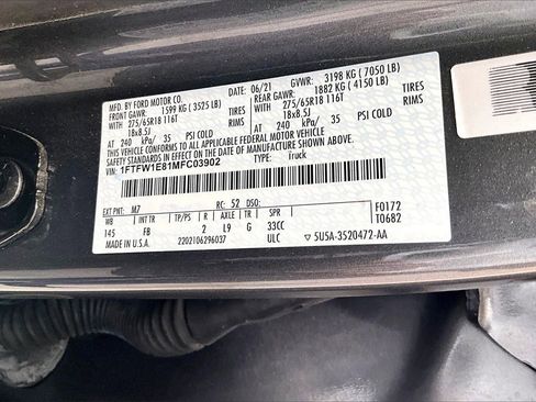 Used 2021 Ford F150 XLT w/ Equipment Group 302A High image 8