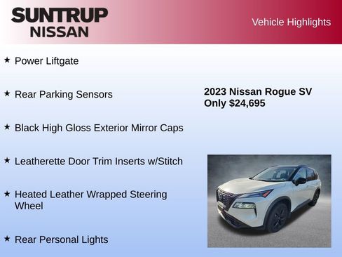 Used 2023 Nissan Rogue SV w/ SV Premium Package image 16