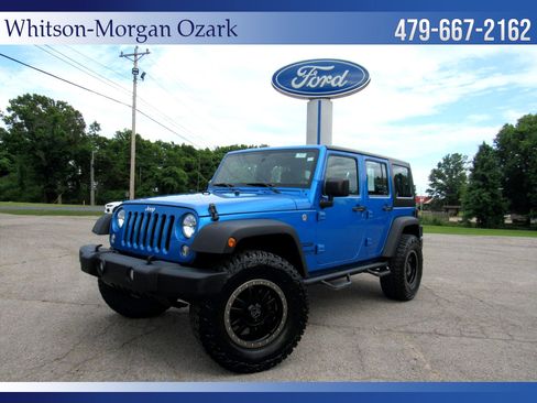 Used 2016 Jeep Wrangler Unlimited Sport w/ Connectivity Group AWD/4WD image 1