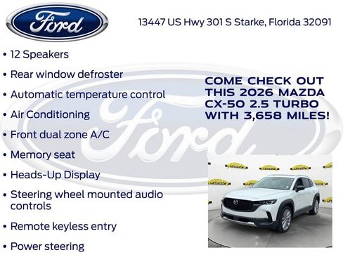 Used 2026 MAZDA CX-50 AWD 2.5 S w/ Weather Package image 20