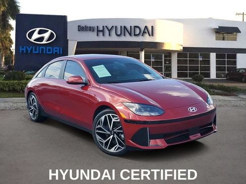 Certified 2023 Hyundai Ioniq 6 SEL w/ Cargo Package RWD image 1